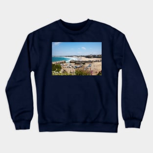 Newquay Harbour And Towan Beach Crewneck Sweatshirt